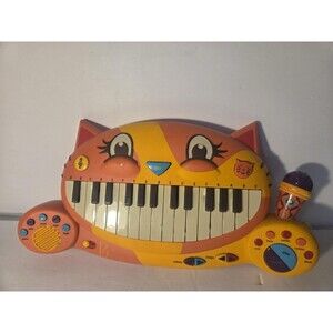 B. Toys Meowsic Cat Keyboard Piano w/ Microphone Interactive Musical Toy WORKS